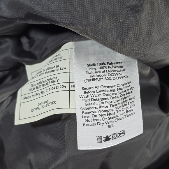 Eddie Bauer EB650 Mens Puffer Vest Blue Black Full Zip  Insulated Size XXL - Picture 7 of 8